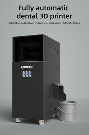 Full Automation Dental 3D Printer Emake3D Stellar III for Dental Models 24 Hours Production