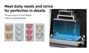 Fast Printing Dental 3D Printer 6.8 inch 9K Mini Pro LCD Printer