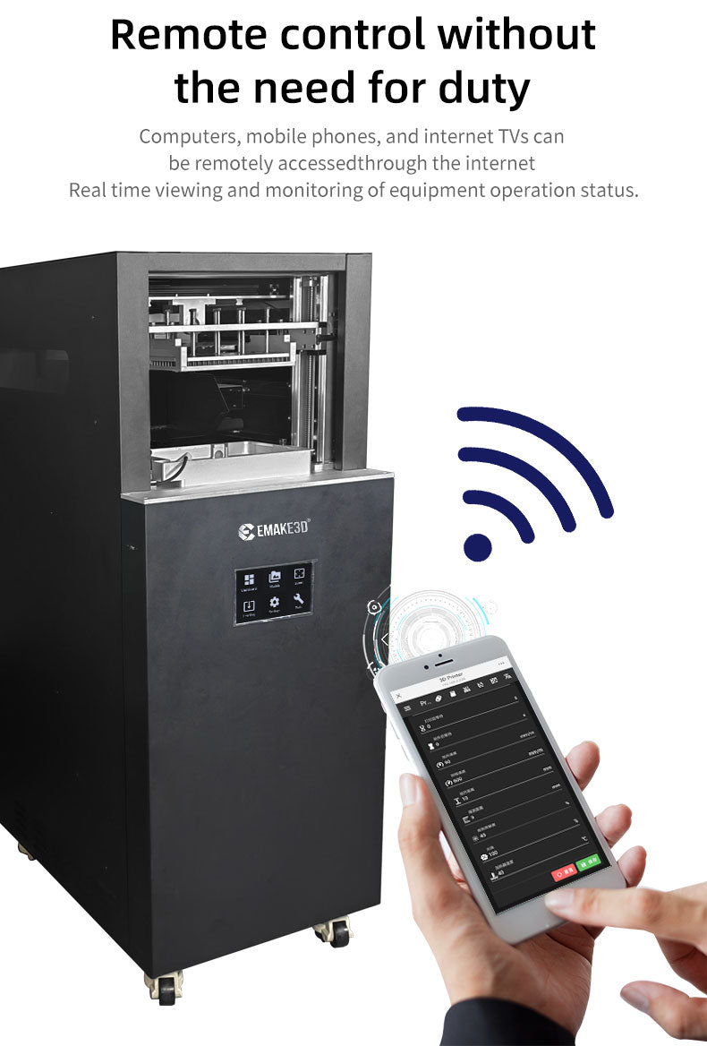 Full Automation Dental 3D Printer Emake3D Stellar III for Dental Models 24 Hours Production